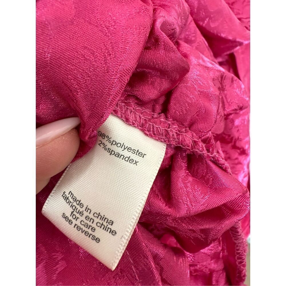 Ronny Kobo Collection Fuchsia Cutout Ruched Mini Dress - Picture 7 of 11